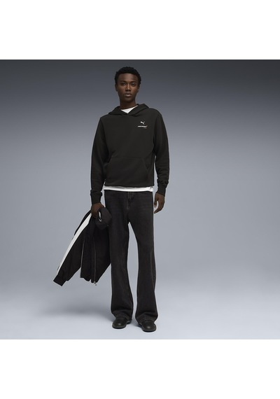Puma Mclaren Essentials Erkek Siyah Günlük Stil Sweatshirt 63744701