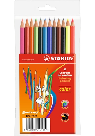 Stabilo Color Kuru Boya 12'li Paket 1212/77-01