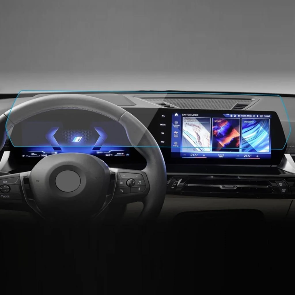 Bmw X2 Uyumlu Ekran Koruyucu Kavisli Ekran İle Uyumlu Tek Parça 9H Nano Ekran Koruyucu