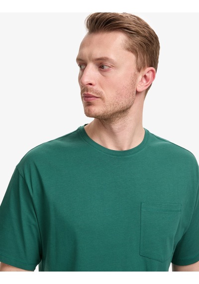 Pierre Cardin Erkek Koyu Yeşil Tişört Basic 50325300-vr079