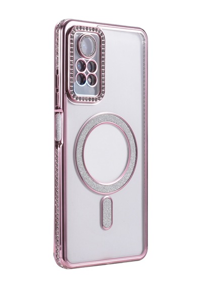 Xiaomi Redmi Note 12 Pro 4g Uyumlu Joke Simli Magneticsafe Kılıf - Pembe