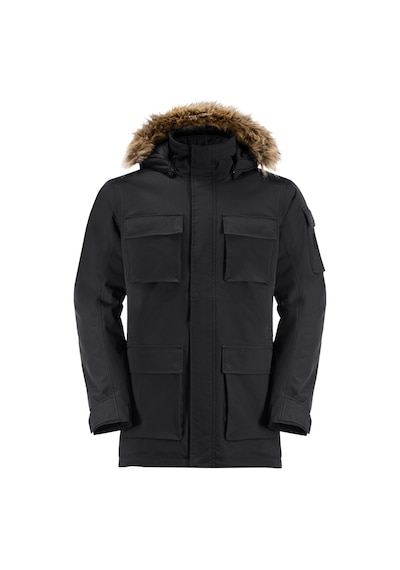 Jack Wolfskin Jack Wolfskın Glacıer Canyon Parka Black Erkek Outdoor Ceketi 110 Siyah