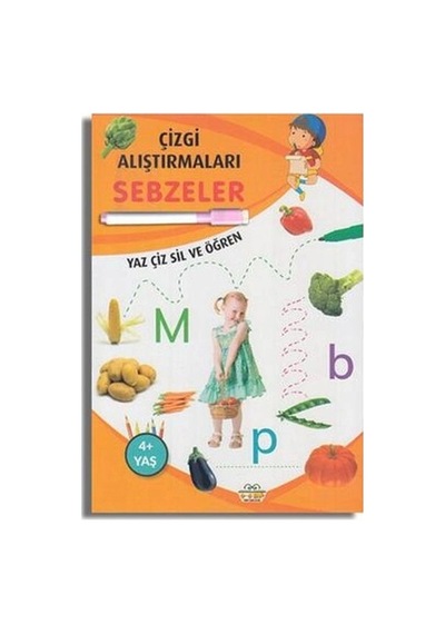 Çizgi Alıştırmaları Sebzeler