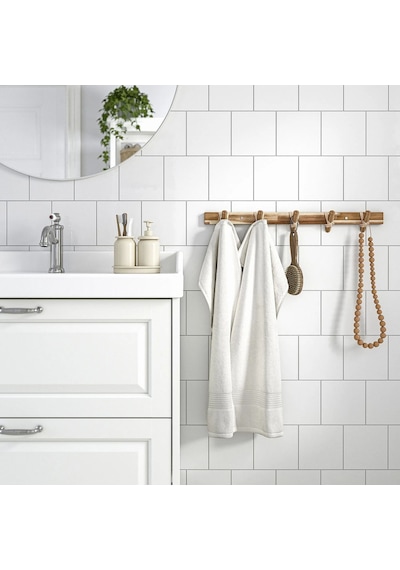 Ikea Storedamm Banyo Askısı 5 Kancalı 60 X 7 X 6 Cm Kahverengi