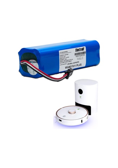 Wiami Fx11 Plus Batarya 5.200mah Pil Robot Süpürge Batarya