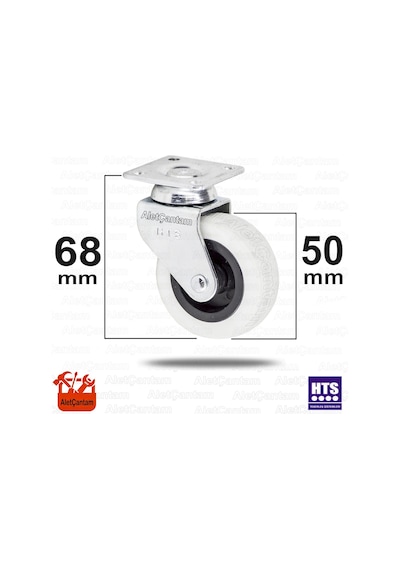 Aletçantam Bilyalı Mobilya Tekeri Dolap Tekerlek 50 x 18 MM -4 Adet Aletçantam Bilyalı Mobilya Tekeri Dolap Tekerlek 50 x 18 MM -4 Adet