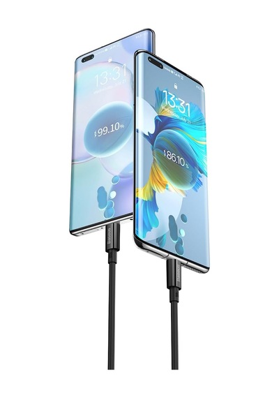Superior Hızlı Şarj Özellikli Type-c Kablo 100w, 1 Metre, Siyah Standart