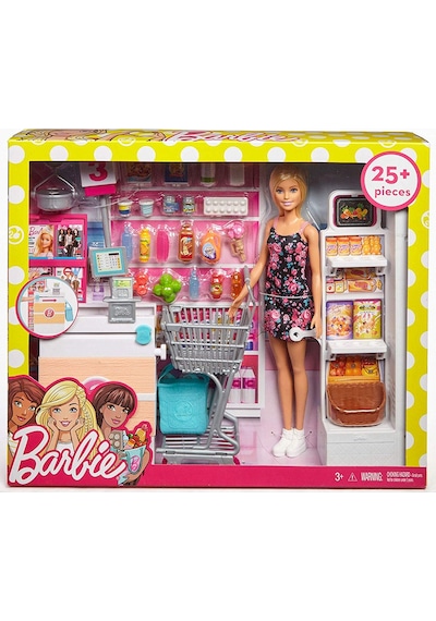 Barbie Süpermarkette Oyun  Seti