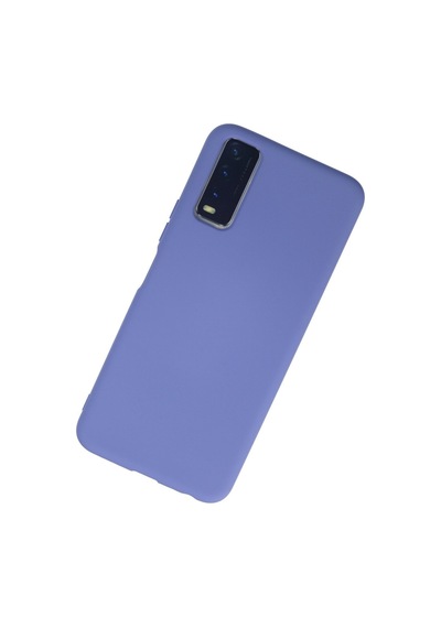 Vivo Y11s Uyumlu Kılıf Nano İçi Kadife Silikon - Lila