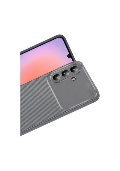 Newface - 225 - Samsung Uyumlu Galaxy A57 5g Auto Focus Karbon Kapak - Ece-umay - - Gri