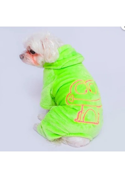 Gedyco Froglet Pembe Nakışlı Yumuşacık Peluş Küçük Irk Köpek Tulumu-21564