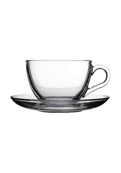 Basic 6lı Set Çay Kahve Büyük Fincan Bardak Takımı 238 Ml - 12 Parça - 6 Kişilik - 97948 Beyaz