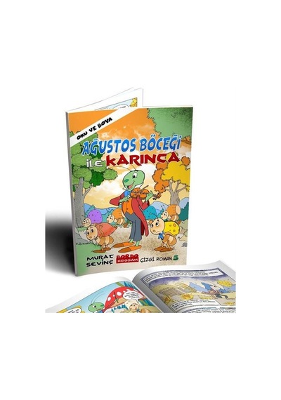 Ağustos Böceği ile Karınca Oku ve Boya- Bordo Ressam