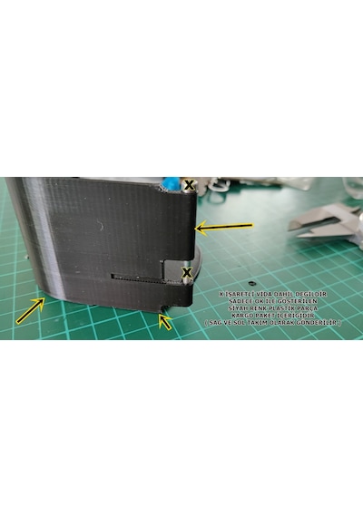 Transporter T5 &t5.1 Uyumlu Bardaklık Tamir Kanat Plastik Takımı