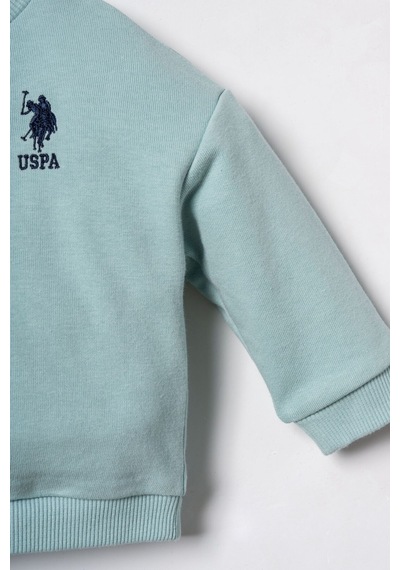 U.S. Polo Assn. Erkek Bebek Nakışlı Yeşil Uzun Kol Pijama Takım Usb3169-c-v2 Usb3169-c-v2
