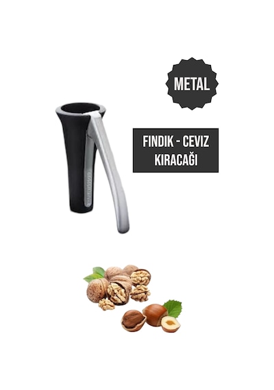 Metal Ceviz Ve Fındık Kıracağı Fındık- Ceviz Kırma Aleti Fındık Kırıcı Döküm Siyah