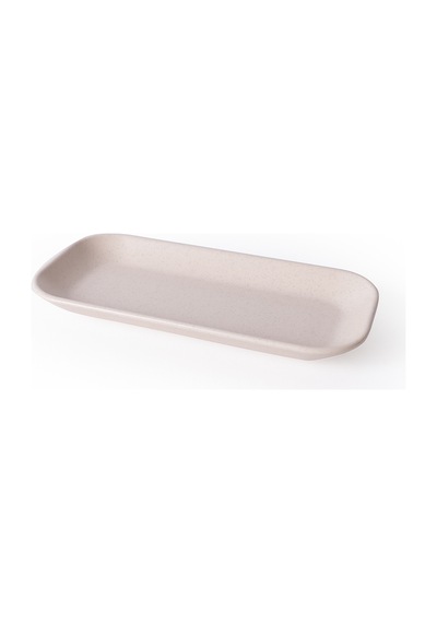 Keramika Mat Krem Pergamon Kayık Tabak 26 Cm 2 Adet 040