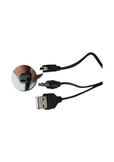Mp3 Mp4 Player Usb Şarj ve 3.5Mm Aux Kablo Usb To 5 Pin Mini Usb