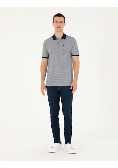 Pierre Cardin Erkek Lacivert Tişört 50297405-vr033 Lacivert