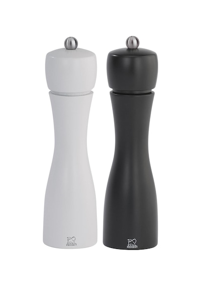 Peugeot Tahiti Tuz ve Karabiber Değirmen Seti 20 CM Siyah Beyaz