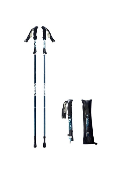 Ergonomik Ve Ayarlanabilir Trekking Batonu Alüminyum Dayanıklı Kaymaz Ve Ter Emici Sap-125 Cm Çok Renkli