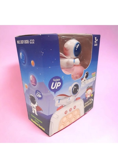 Pop İt Dekompresyon Oyuncak Hızlı İtme Oyunu Işık Anti-stres Oyuncakları Çocuklar Ve Yetişkin İçin Astronotlar Pembe