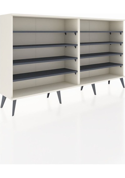 Arges Konsol 8 Raflı 176x30x99 Aytaşı-aytaşı/antrasit Aytaşı-aytaşı/antrasit