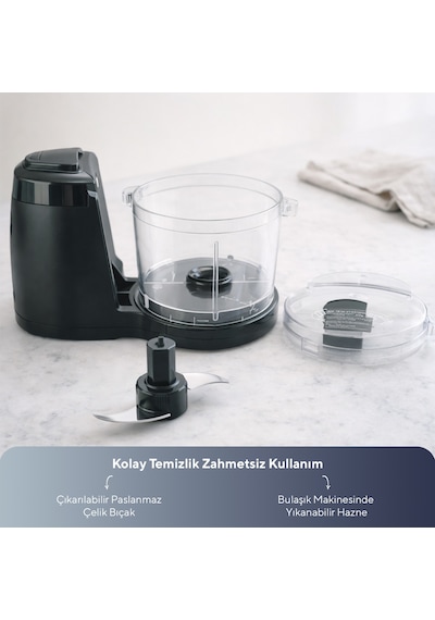 Kumtel HCH-02 500 Ml 3 in 1 Mini Doğrayıcı