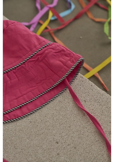 Ohlalakoala Candy Summer Biyeli Poplin Şapka Pembe