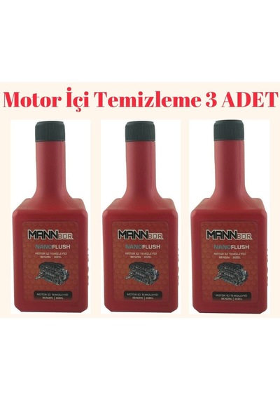 Mannbor Motor İçi Temizleme İlacı 250 Ml 3 Adet