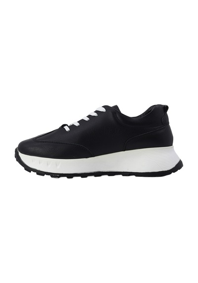 Albishoes Albini Kadın Hakiki Deri Günlük Spor Ayakkabı Siyah
