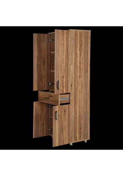 Çok Amaç 12688 Dolap 180 Model Hard Parlak Ceviz Suntalem 4raf 1çekmec El Yapım Çok Amaç 12688 Dolap 180 Model Hard Parlak Ceviz Suntalem 4raf 1çekmec El Yapım