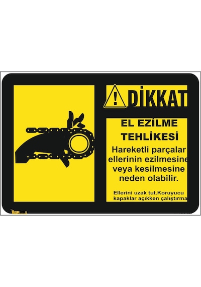 El Ezilme Tehlikesi - Isg Levhası (511784725)