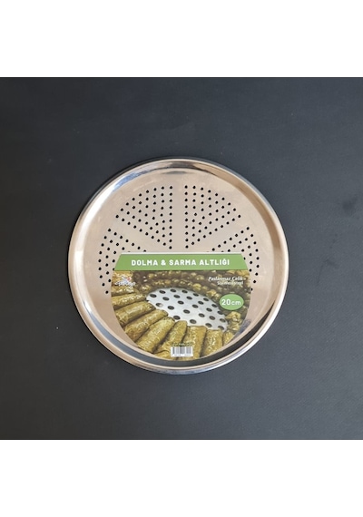 Dolma Ve Yaprak Sarma Altlığı Paslanmaz Çelik Tencere Altlığı 20 Cm Gümüş