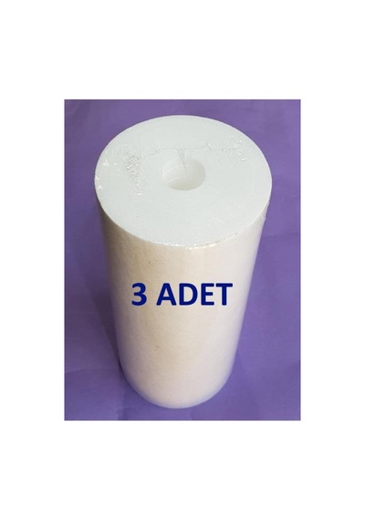 Sediment Filtre 10" Kalın Tip 5 Mikron Su Arıtma Cihazları 3 Adet