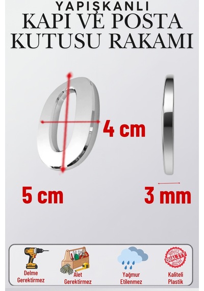 Krom Yapışkanlı Kapı Numarası 0 5 Cm / 50 Mm Küçük Boy Rakam Sayı - Daire, Posta Kutusu, Otel Oda No, Asansör, Kat Planı, Araç Model Ve Apartman İçi Dekoru İçin Kendinden Yapışkanlı Krom Numaratör 0 0 Krom Yapışkanlı Kapı Numarası 0 5 Cm / 50 Mm Küçük Boy Rakam Sayı - Daire, Posta Kutusu, Otel Oda No, Asansör, Kat Planı, Araç Model Ve Apartman İçi Dekoru İçin Kendinden Yapışkanlı Krom Numaratör 0 0