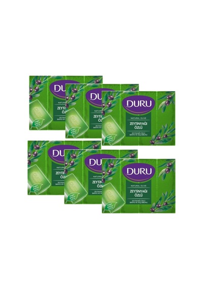 Natural Olive Zeytinyağlı Duş Sabunu 6x600 Gr Diğer