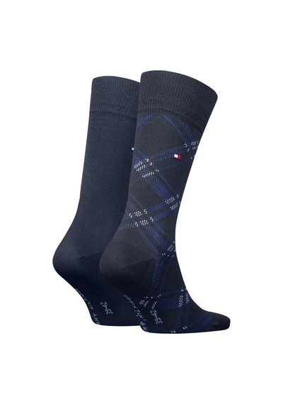 Tommy Hilfiger Th Men Sock 2p Check Erkek Mavi Çorap - S701236310 Mavi