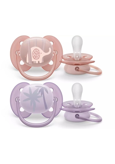 Philips Avent Ultra Soft Yumuşak 2li Emzik 0-6 Ay - Kız Scf091/09