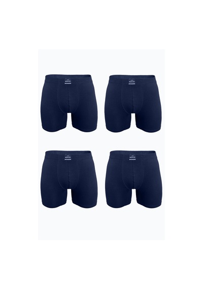 Malabadi Erkek Lacivert 4 Lü Premium Collection Modal Uzun Boxer 4m250 Lacivert