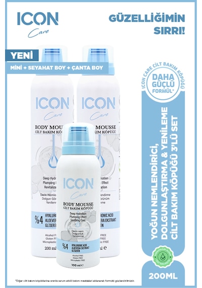 Hyaluronıc Acıd Cilt Bakım Köpüğü 200+200+100 Ml