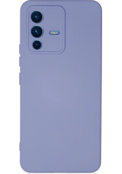 Cosmotex Newface Vivo V23 5g Kılıf Nano İçi Kadife Silikon - Lila
