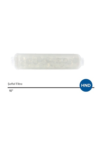 Su Arıtma Cihazı 10 İnch Inline Polifosfat Şeffaf Filtre Hnd