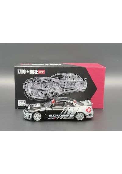 Kaido House Mini Gt Nissan Skyline Gt-r R33 Advan 191 1/64 Chase