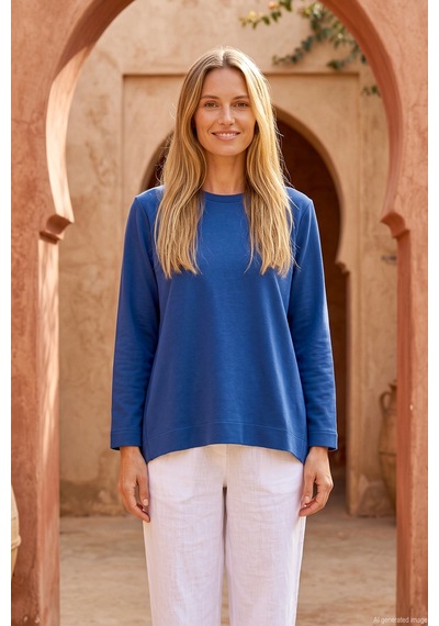 Nuss Basic Triko Rayon Tunik 902 Lacivert01 Lacivert