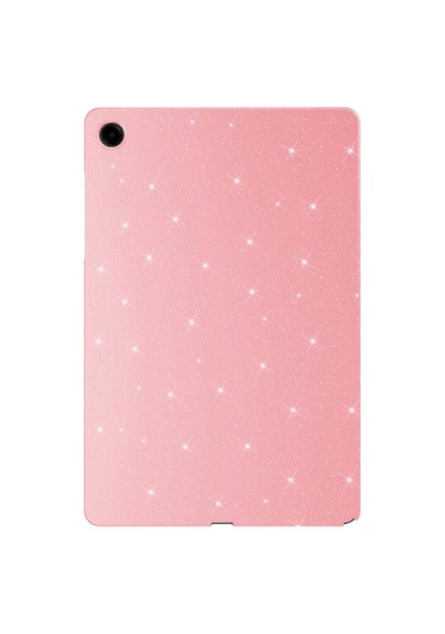 Zore Samsung Galaxy Tab S7 T870 Simli Parlak Görünümlü Uyumlu Tablet Koton Kılıf-pembe Tablet Kılıfı