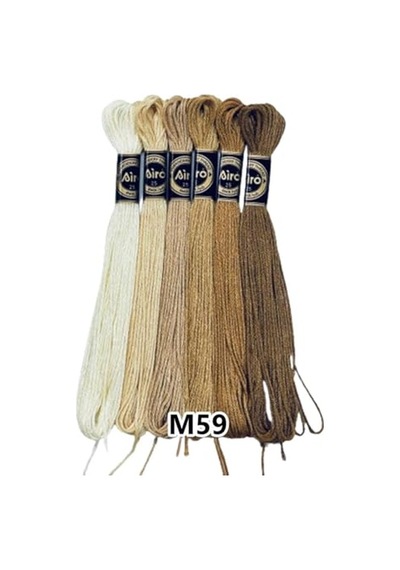 Ayrex Airo Muline Etamin Koton Nakış İpi İpliği 6 Adetli Set M59