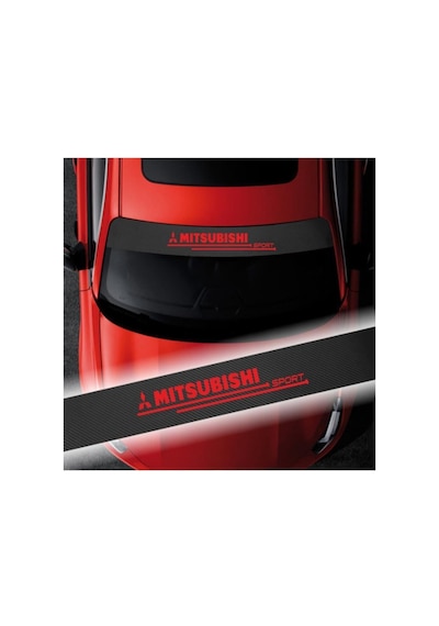 Es Seri10 Mitsubishi Uyumlu Karbon Ön Cam Oto Sticker