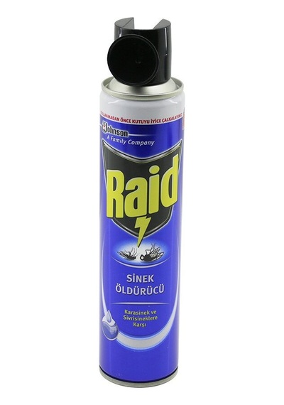 Raid Karasinek Ve Sivrisinek Öldürücü Sprey 300ml Klasik Lacivert Şişe- 12'li Paket