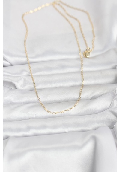 Cm 14k Gold Renk 60 Cm Zincirli Kadın Kolye - Altın